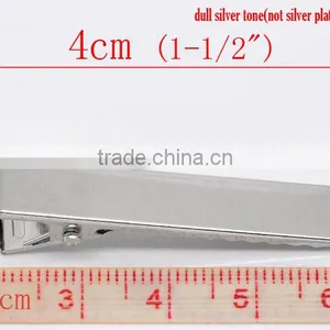 Wholesale Hair Accessories Silver Tone Prong Barrettes Hair Clips thumbnail-2