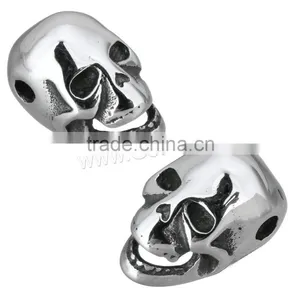 New MINI Stainless Steel Beads Skull With Crossbones on Sale thumbnail-3