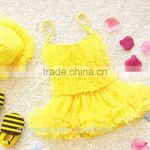 Little Girls Princess Lace Layer Swimsuit TuTu Dress One-Pieces Swimwear thumbnail-1