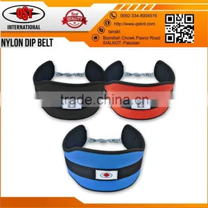 Mens Gym Weight Lifting Belt Waist Back Support Strap Power Dip Training Fitness thumbnail-2