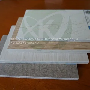 Wood Grain Decorative Face Calsium Silicate Wall Board With Colourful Surface thumbnail-1