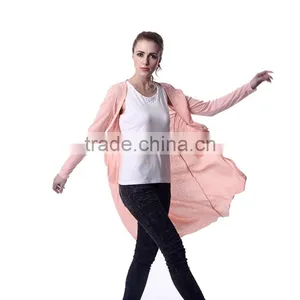 Ladies Extra Long Cardigan Handmade Knitting Sweaters thumbnail-2
