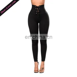 Fashion Wholesale Cincher Design High Waisted Workout Leggings thumbnail-1