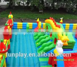 Cheap Kids Inflatable Amusement Park Customized Giant Inflatable Amusement Park Inflatable Fun City thumbnail-2