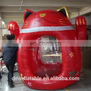 Inflatable Lucky Cat Cash Booth for Amusement thumbnail-2