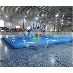 Blue Inflatable Water Pool, Inflatable Pool With Valve Flap, Air Pool for Paddle Boat thumbnail-2