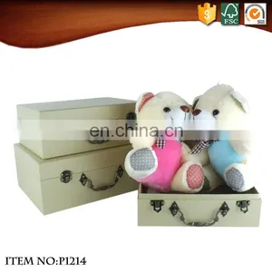 Brown Kraft Paper Suitcase Box thumbnail-5