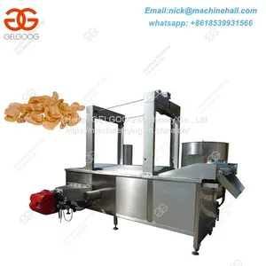 Continuous Frying Machine for Chips/High Efficiency Fred Peanuts/Potato Chips Continuous Manufacture thumbnail-1