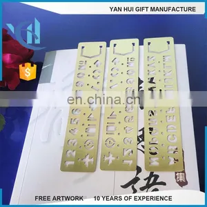 Brass Template Number Bookmark for Book thumbnail-4