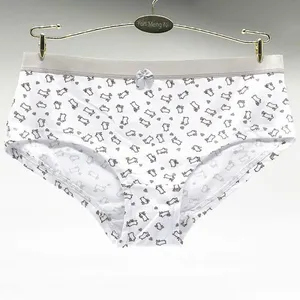 Yun Meng Ni Sexy Underwear Fancy Cartoon Print Girls Briefs Good Elasticity Colorful Waistband Sexy Cotton Panty thumbnail-3
