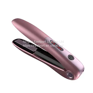 20W Ceramic Portable Travel Usb Capable Charger Hair Straighter With Safety Lock Function thumbnail-1