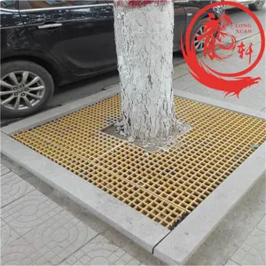 Industrial Grating Fiber Yellow Fiberglass Grating Glass Frp Grating thumbnail-1