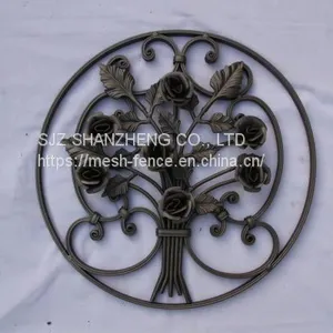 Wrought Iron Ornaments/ Wrought Iron Elements/ Wrought Iron Decorate Parts thumbnail-2