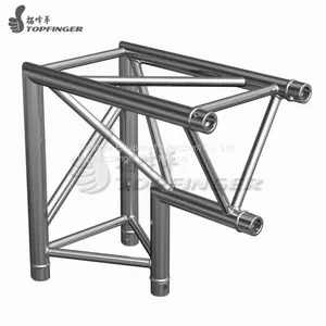 Triangular Aluminum Truss Corner Stage Lighting Truss Design 90° 2 Way Corner thumbnail-1