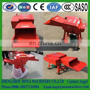 Zhengzhou Mona Factory Price Chaff Cutter Agricultural Small Farm Chaff Cutter for Hay thumbnail-6