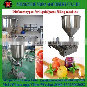 Excellent Quality Pneumatic Piston Pump Tomato Sauce Bottle Filling Machine thumbnail-6