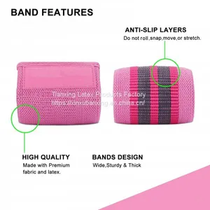 Custom Logo Stretch Fitness Loop Leg Training Hip Band thumbnail-4
