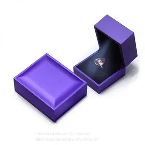 China Factory Price Square LED Ring Box With Custom Logo thumbnail-1