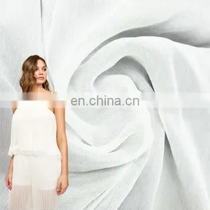 High Quality 75D*75D Crinkle Chiffon/crepe GGT Fabric for Dresses/blouses thumbnail-1