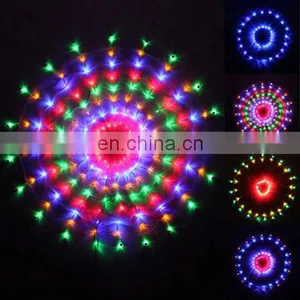 100LEDS Spider Web LED Fairy String Light Festival Party Layout Net Light thumbnail-1