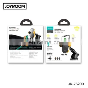 JOYROOM 2 In1 Qi Wireless Car Charger for IPhone X XS XR for Samsung S9 15W Quick Wireless Charger Car Mount Mobile Phone Holder thumbnail-7