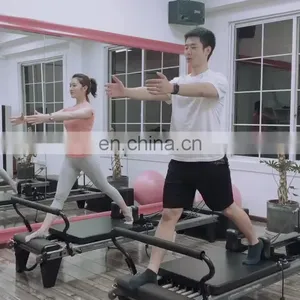 Fitness Class Studio Aluminum Reformer Price Aluminium Elina Allegro 2 Balanced Body Equipment Machine 1 Pilates Reformer Bed thumbnail-1