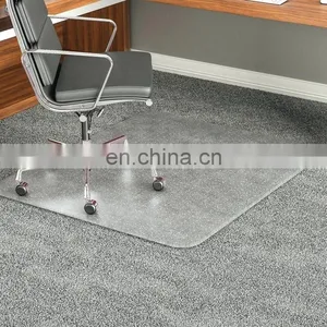Customize Size Safety Clear Tempered Glass for Modernize Office Glass Chair Mat thumbnail-1