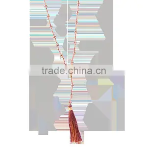 China Latestest Design Colorful Tassel Necklace Withs Beads Wholesale thumbnail-2