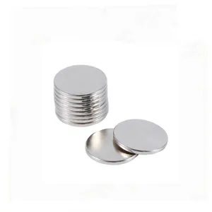 Disc Magnet Sintered NdFeB Round Magnet Nickel Strong Permanent Magnet thumbnail-2