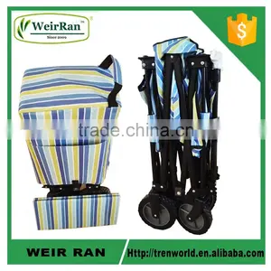(73007) 600D Cloth in 150Lbs Trolley Foldable Huge Storage Four Wheel Metal Garden Wagon thumbnail-2