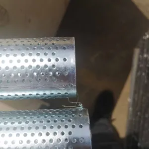 Factory Price Heat Treated Stainless Steel Perforated Filter Tubes Perforated Stainless Steel Tube thumbnail-4