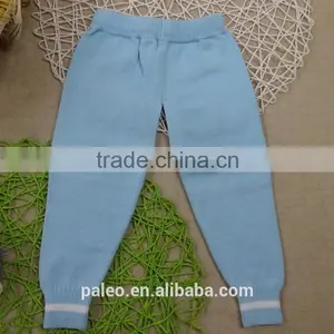 OEM Service Cotton Knitted Pattern Baby Warm Trousers for Autumn thumbnail-2