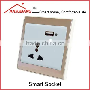 Smart Home System Zigbee Power Socket With 3 Ports EU & APP for Android &iOS Phone Remote Cotrolled Electronic Equipment thumbnail-1