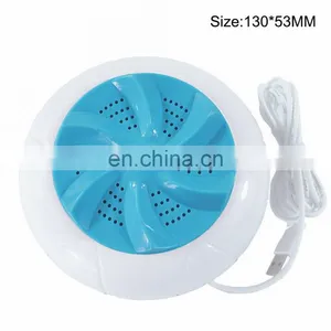 Mini 6W Portable Ultrasonic Turbo Washing Machine Personal Laundry Washer USB thumbnail-2