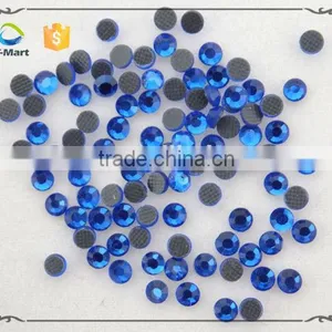 Light Blue Light Sapphire Hot Fix Stone for Festival Dress With Good Quality thumbnail-2
