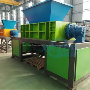 High Quality and Best Price Waste Plastic Bottle PE PP PVC Double Shaft Shredder thumbnail-4