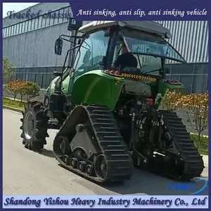 Rubber Half Chain Track Assembly Tractor Modification for Deep Plowing Operation thumbnail-1