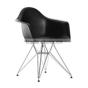 DAR Series pp Plastic Stainless Steel Leg Cafe Chairs thumbnail-3