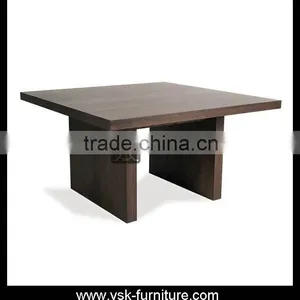 DT-008 Restaurant Furniture Square Wood Dining Table For 4 Peoples thumbnail-1