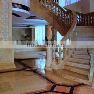 150x30x3cm Cheap Polished Beige Marble Stair Cover Tiles thumbnail-3