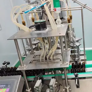 Glass & Plastic Bottle Piston-Type Automatic Juice Beverage Filling and Capping Integrated Machine | Full-Automatic Filling Production Line thumbnail-4