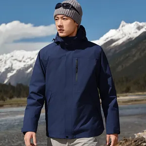 Outdoor Raincoat Set for Men and Women, Lightweight, Waterproof, Breathable, Fashionable XL Travel, Hiking thumbnail-3