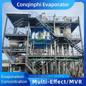 Industrial Three-Effect Continuous Evaporative Crystallizer 316L Material 15kW Energy Efficient thumbnail-1