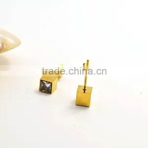 Women Jewelry Gold Jewelry Crystal Girls Party Dresses Square Jewelry Set thumbnail-5