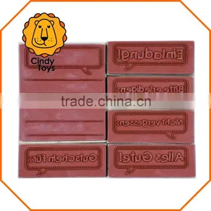 Wooden Rubbe Stamps What's Up? 6 Pcs for Kids thumbnail-3