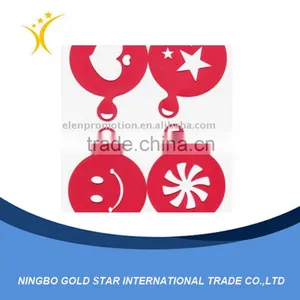 Metal Stainless Steel Plastic Coffee Stencil Set thumbnail-1