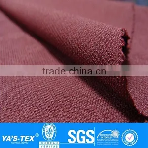 Dark Red Granular Sensation Polyester Spandex Fabric Hydroscopic and Fast Dry For Mountaineering thumbnail-1