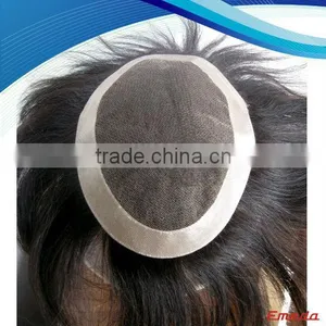 Top Grade Aaaaa+ Human Hair Womens Toupee Human for Invisable Toupee Quality Choice thumbnail-1
