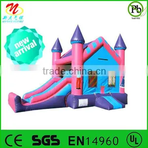 Fairy Tale World Girls Favorite Pink Princess Castle Inflatable Princess Bouncy Castle thumbnail-1