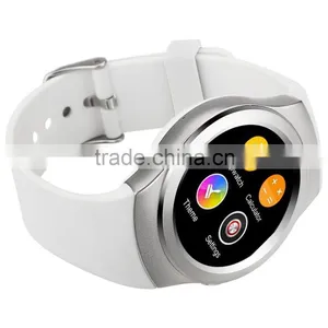 NO.1 G3 Bluetooth Smart Watch Phone Full Round Circle Wrist Smartwatch MTK2502 SIM TF Card Fitness Tracker for IOS Android Phone thumbnail-1